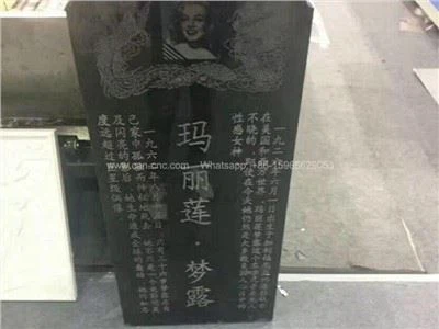 Machine de gravure CNC de pierre tombale