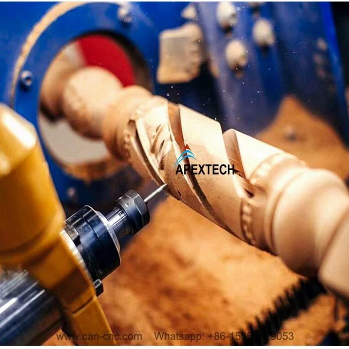 professional wood turning lathe for roman column (5)