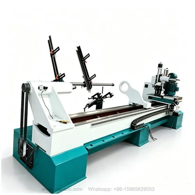 Machine de sculpture de tour en bois CNC à 4 axes